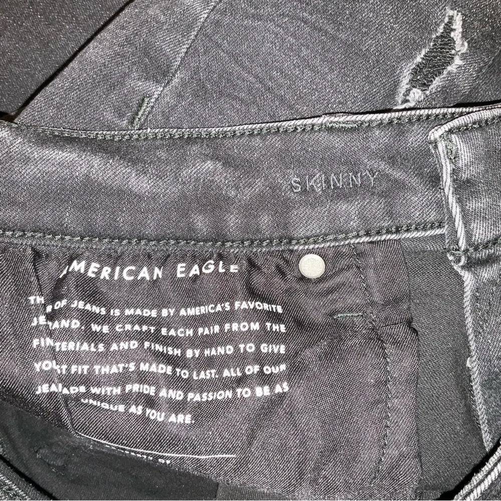American Eagle Distressed Skinny Jeans SIZE 34x34 - Picture 10 of 11